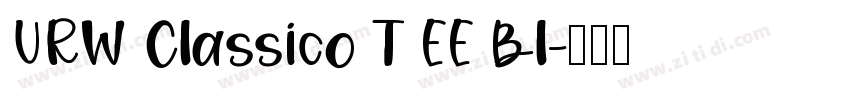 URW Classico T EE Bl字体转换